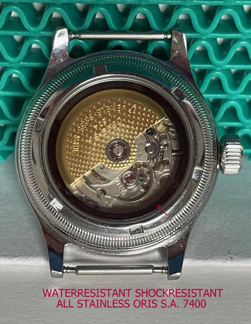 ジャンク オリス ORIS 7400 裏スケルトン 本体のみ