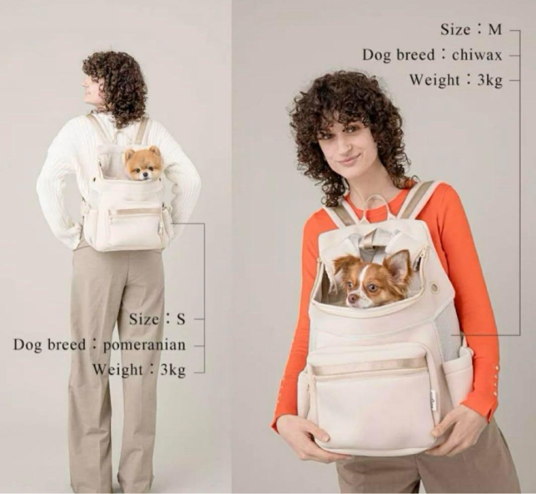 CITYDOG シティドッグ ネオプレーンバックパックキャリー M オフホワイト