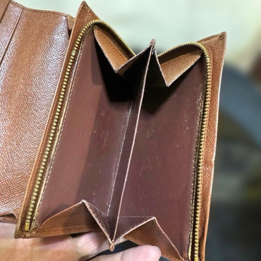 13☆優良品☆ モノグラム♪Ｌ字型ファスナー財布