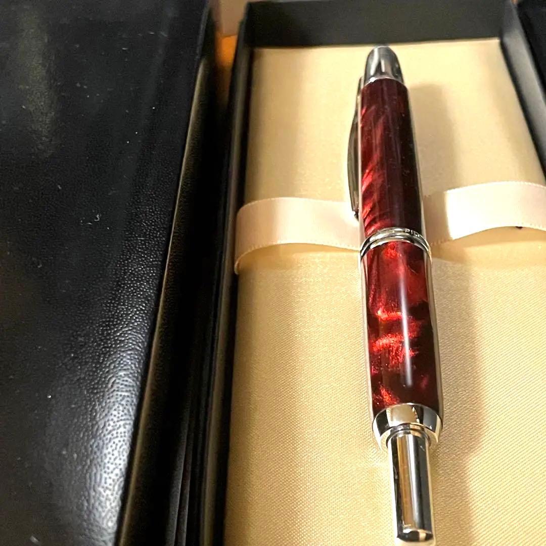 PILOT キャップレスse　マーブルレッド　万年筆