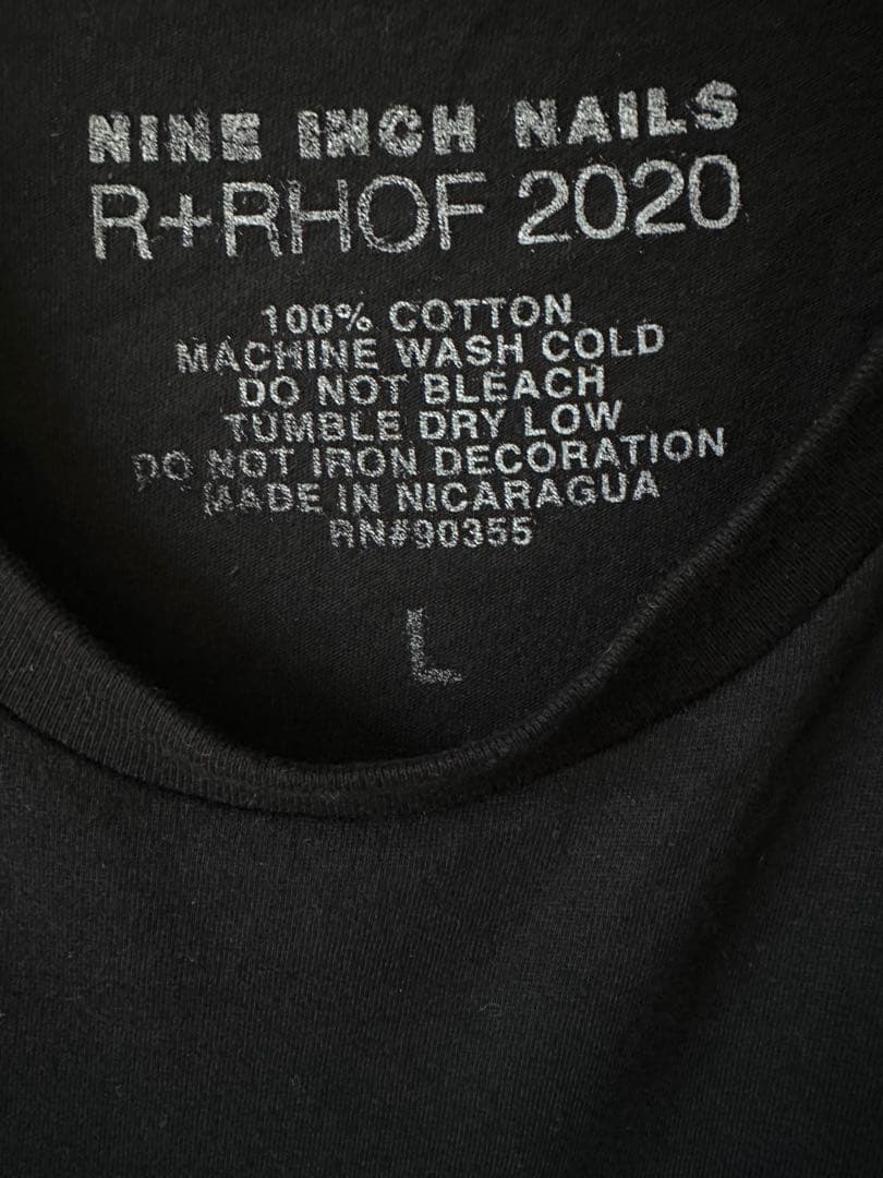 Nine Inch Nails R+RHOF 2020 Tシャツ Lサイズ
