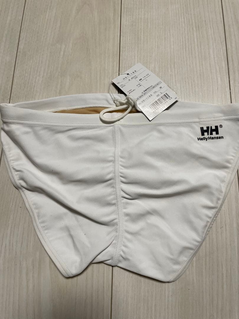 値下げ！Helly Hansen 競パン Lサイズ 白 ヘリーハンセン