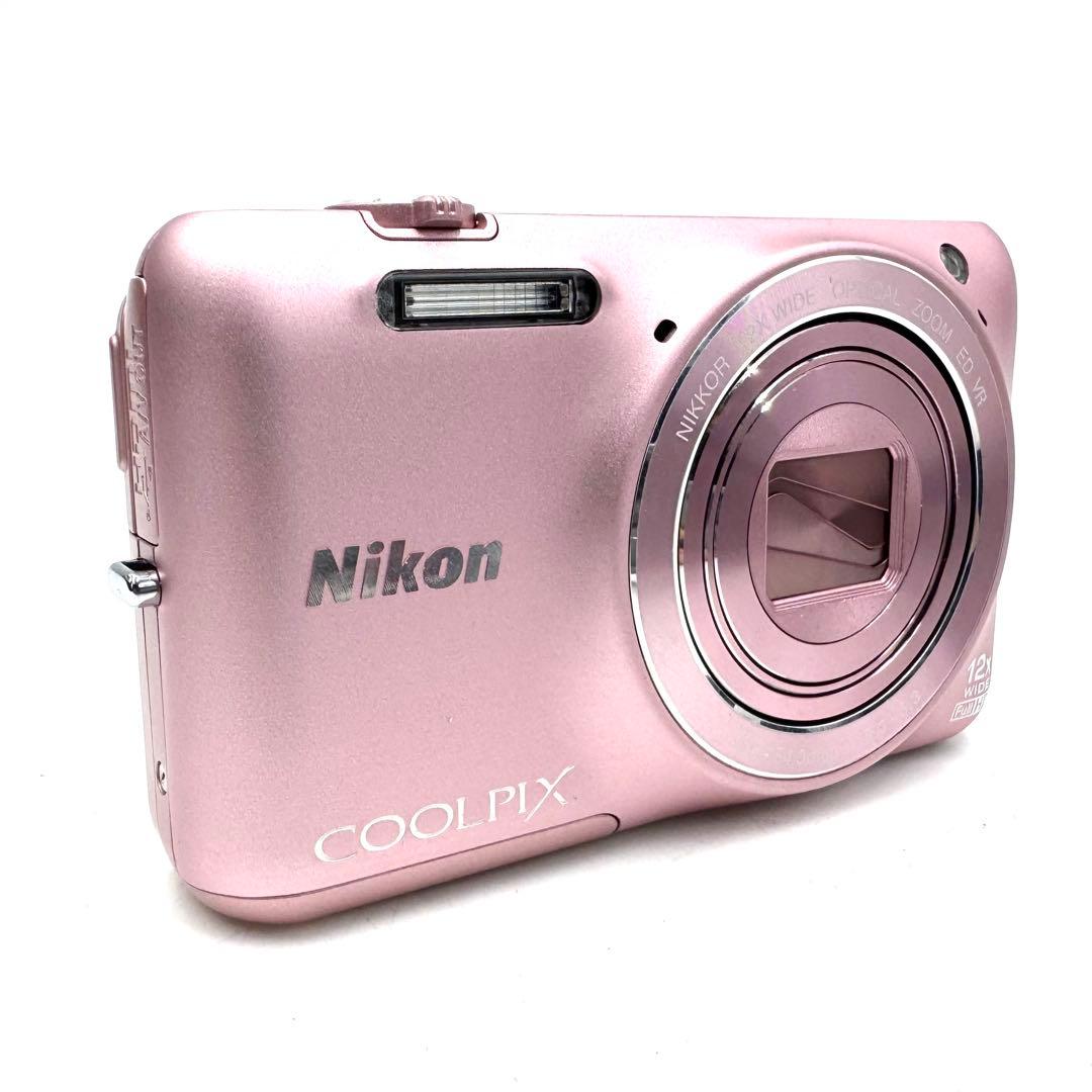 美品 ニコン NIKON Coolpix S6600 コンデジ ピンク