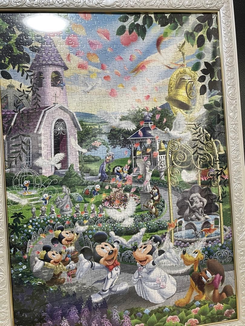 ジグソーパズル　ディズニー　1000ピース　フレーム入り　6月限定