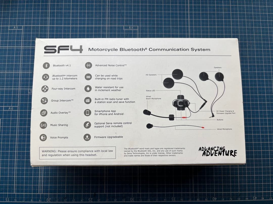 SENA SF4 バイク用Bluetooth インカム　インターコム