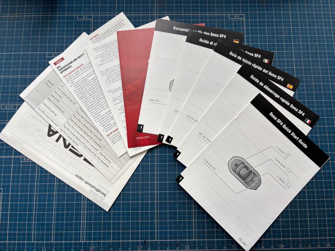 SENA SF4 バイク用Bluetooth インカム　インターコム