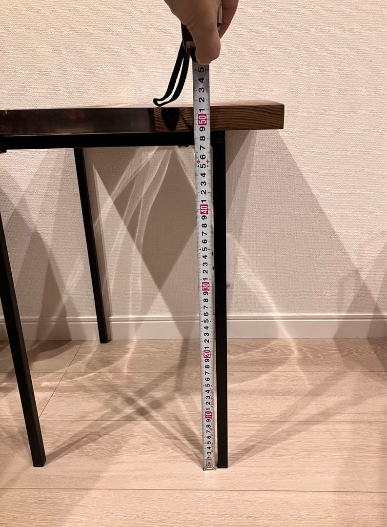 桑一枚板　一点物　レジンサイドテーブル