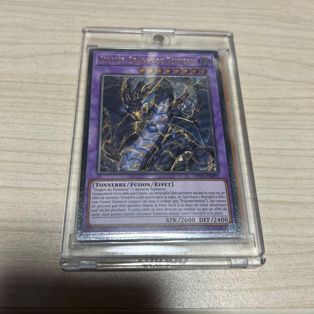 超雷龍サンダードラゴン　フランス版　レリーフ