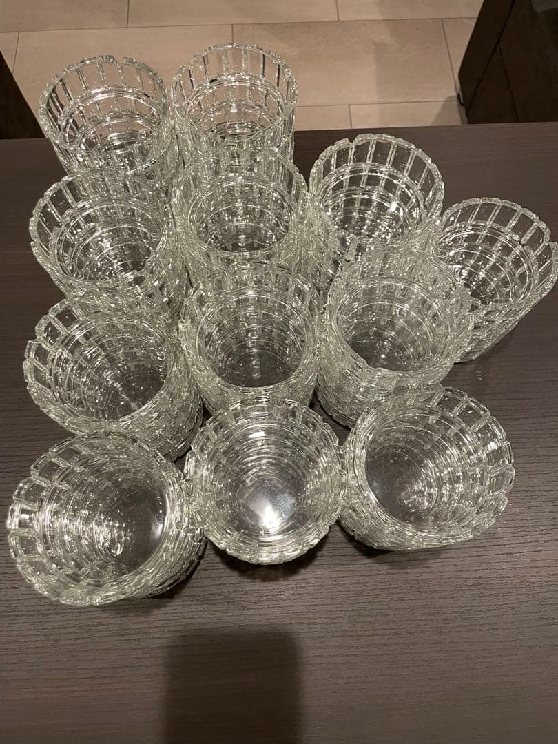 ガラス製灰皿　リリーフ灰皿　まとめ売り