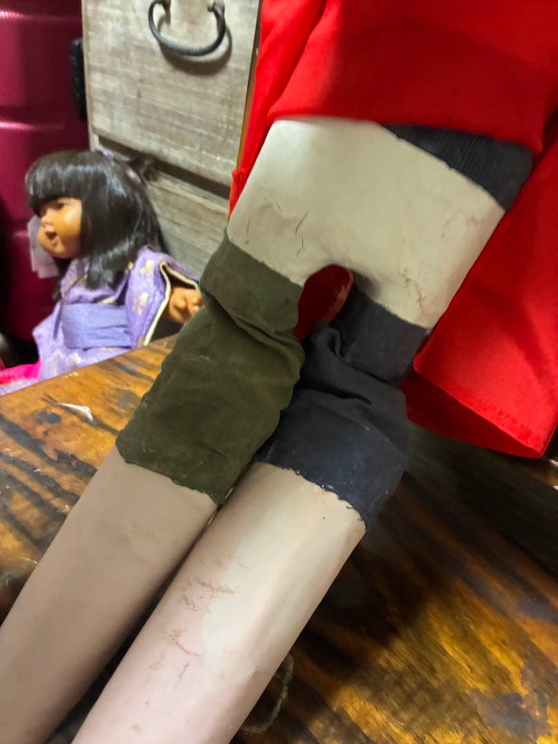 市松人形　銘なし