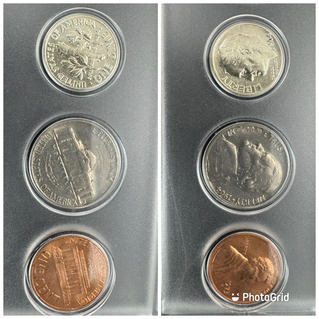 G6123 sv900 銀 アメリカ記念銀貨 6枚 セット 1921年