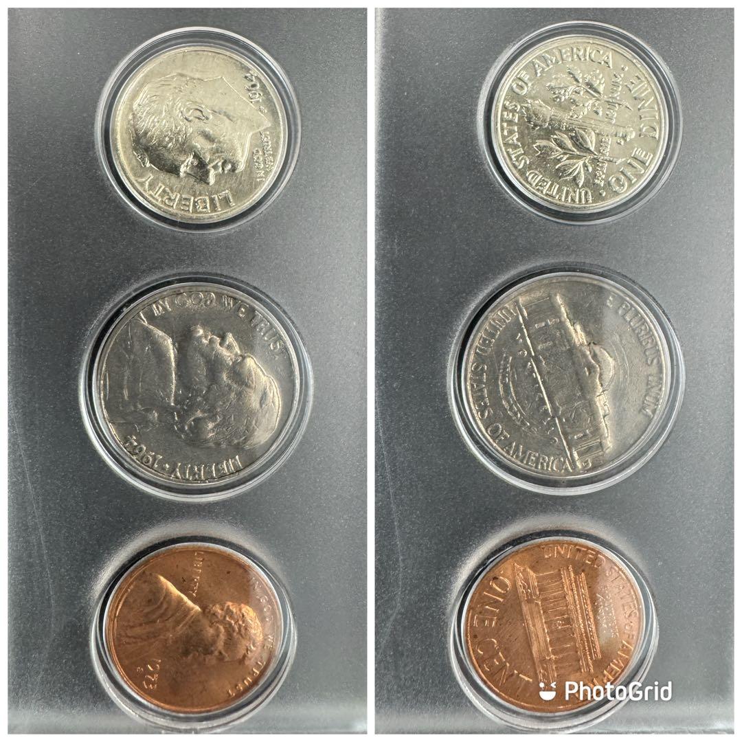 G6123 sv900 銀 アメリカ記念銀貨 6枚 セット 1921年