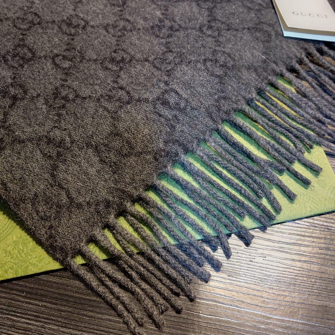 ❤新品箱袋付❤GUCCI マフラーショール ストール　最高級カシミア