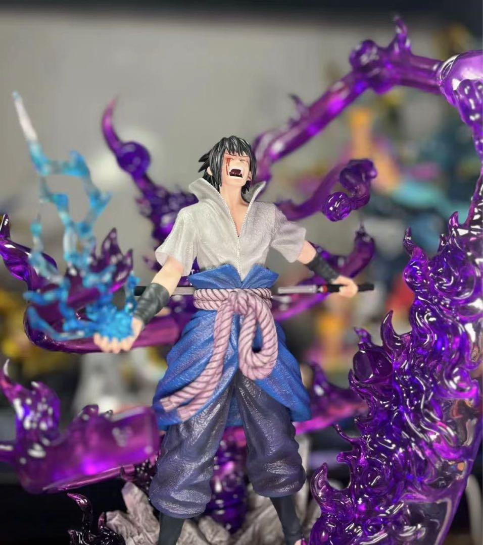 ナルト うちはサスケ ガレージキット ガレキ スタチュー②⑧