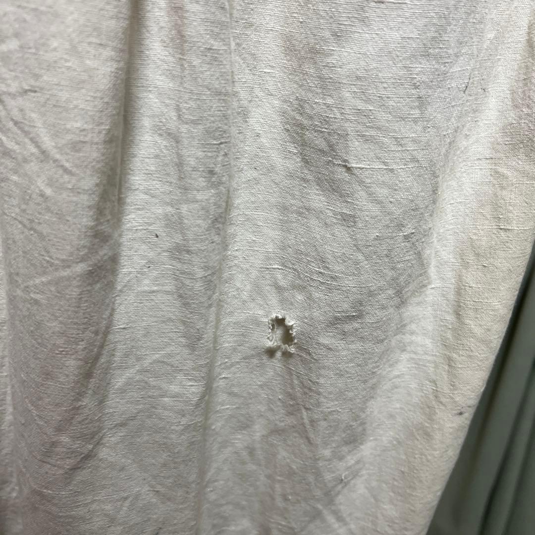 30s 40s フレンチヴィンテージ リネンコート アンティーク フランス