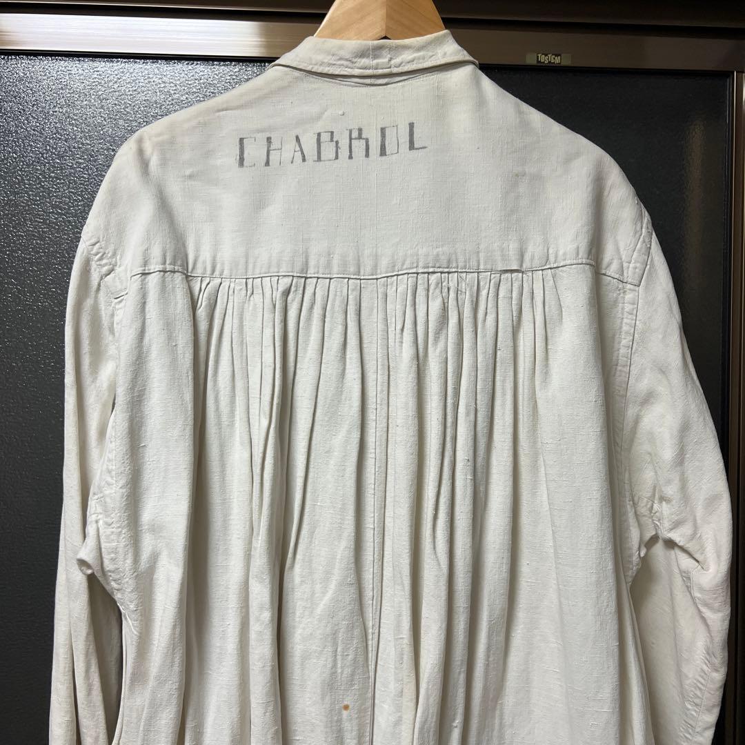 30s 40s フレンチヴィンテージ リネンコート アンティーク フランス