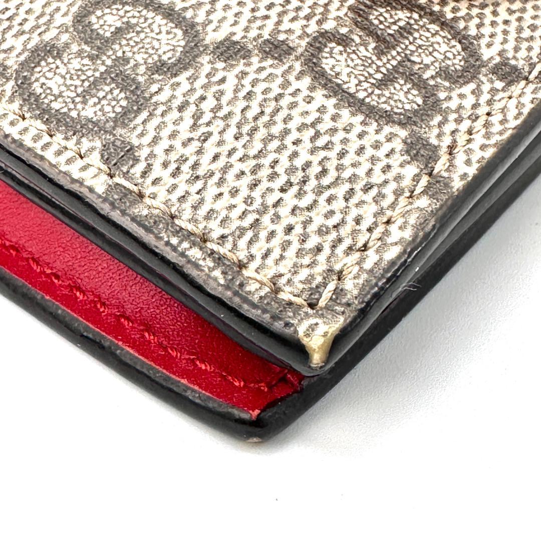 GUCCI グッチ チェリー 折り財布GGスプリーム/チェリーウォレット