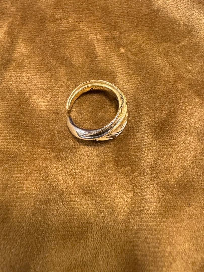 アクセサリー Larry Smith KAZEKIRI FEATHER RING