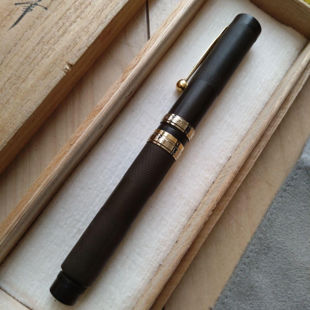 LS-J　大橋堂　植原栄一氏作　スタンダード18Kリング万年筆