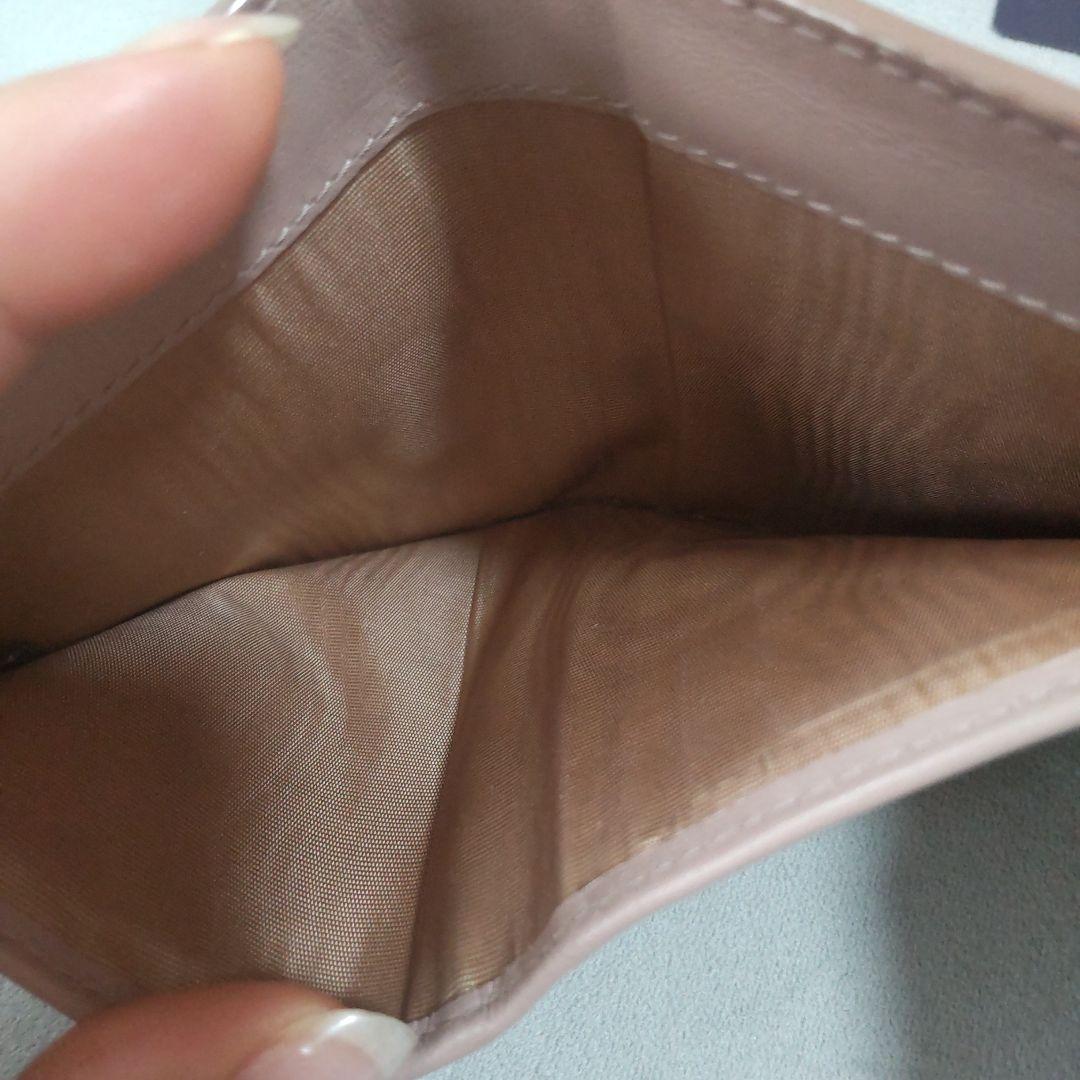 【あり】正規品 美品！PRADA プラダ 三つ折財布 ベージュ 1年間使用
