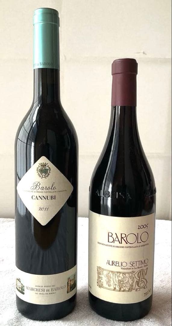 MARCHESI BaroloとAURELIO SETTIMO Barolo