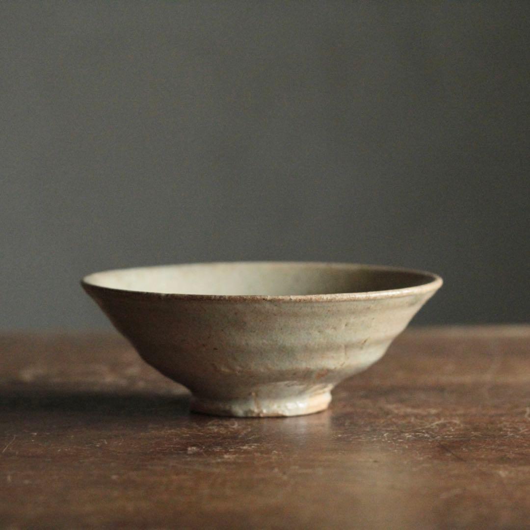李朝 堅手 小服 茶碗 朝鮮美術 古美術 茶道具 古道具 アンティーク