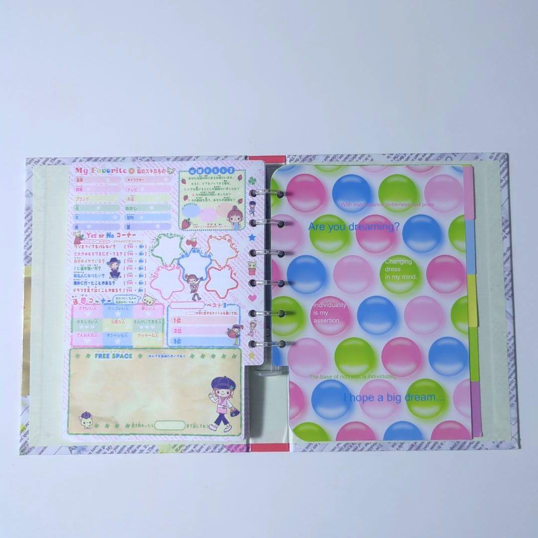 【 当時物 】平成レトロ プロフィール帳