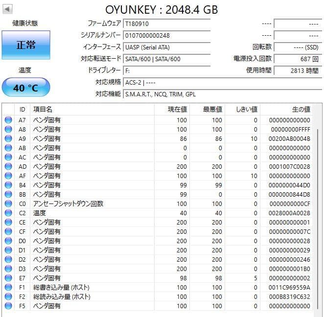 SSD 2TB ケース付き