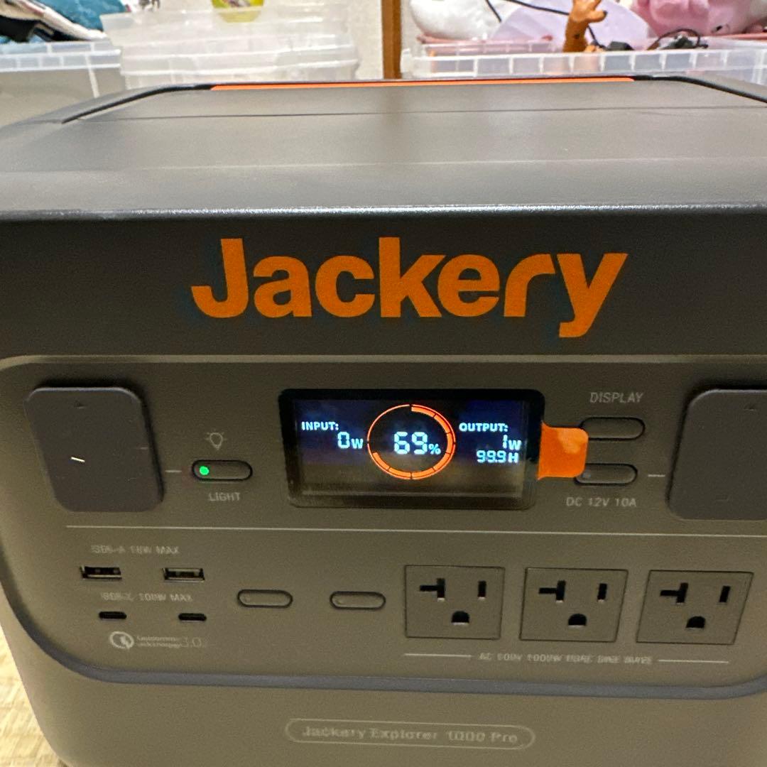 （美品）Jackery ポータブル電源1000Pro JE-1000B
