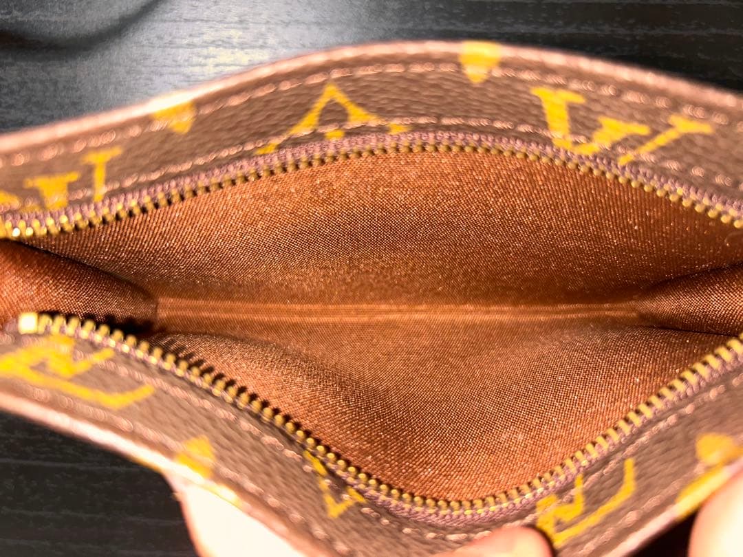 LOUIS VUITTON バケットポーチ バッグ モノグラム レザー