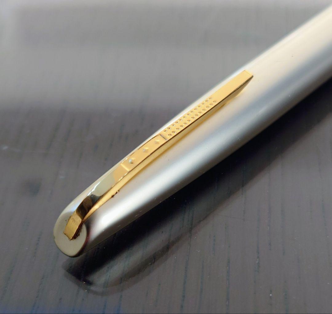 プラチナ　万年筆　シャンパンゴールド/ピンク　ペン先18K-750