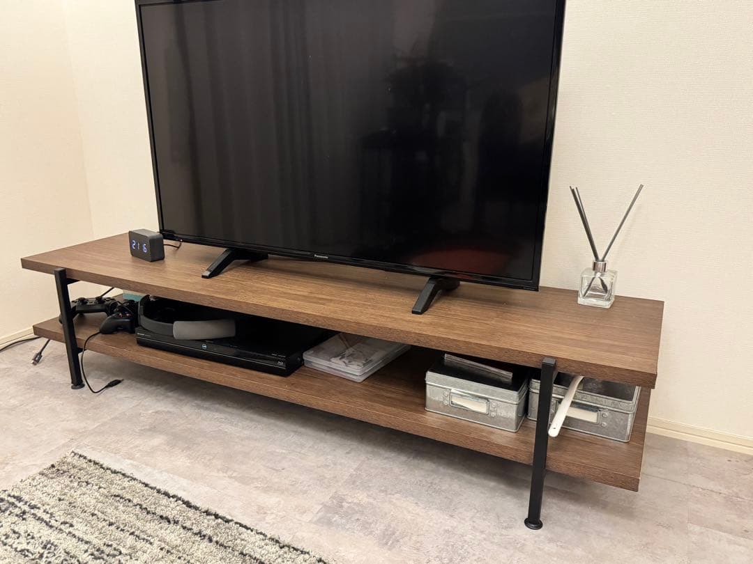 LOWYAダークブラウン テレビ台 150cm