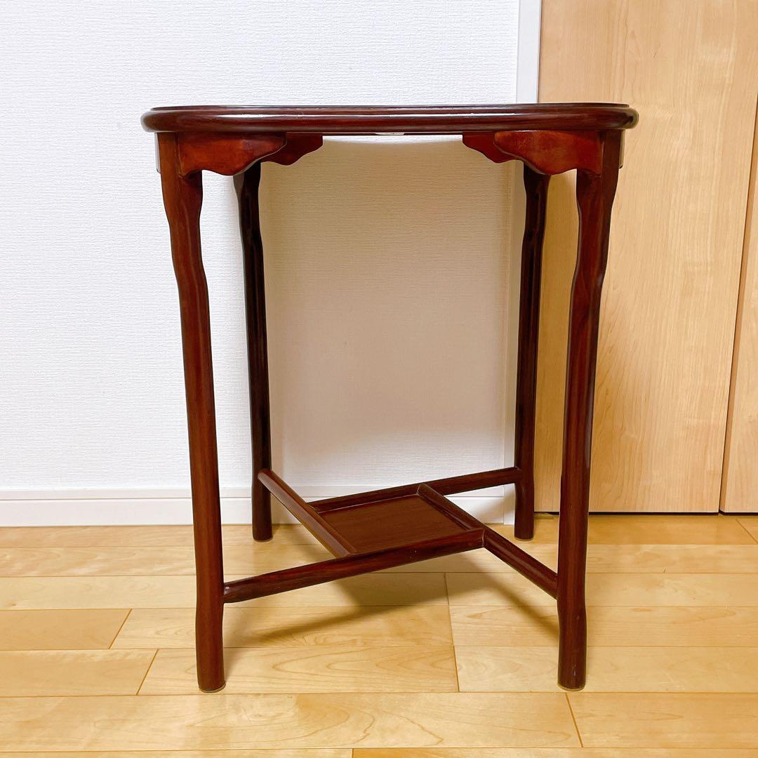 螺鈿細工 唐木家具 机 テーブル