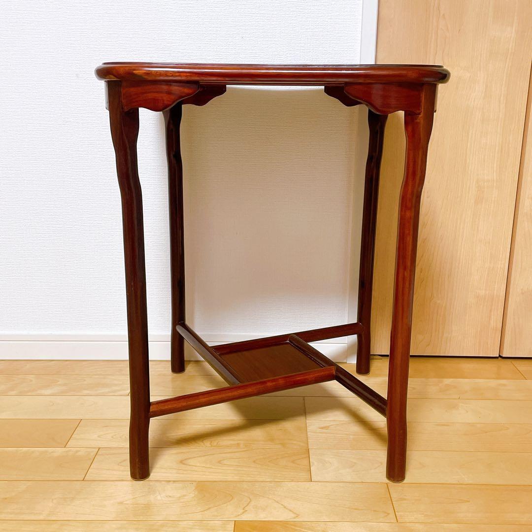 螺鈿細工 唐木家具 机 テーブル