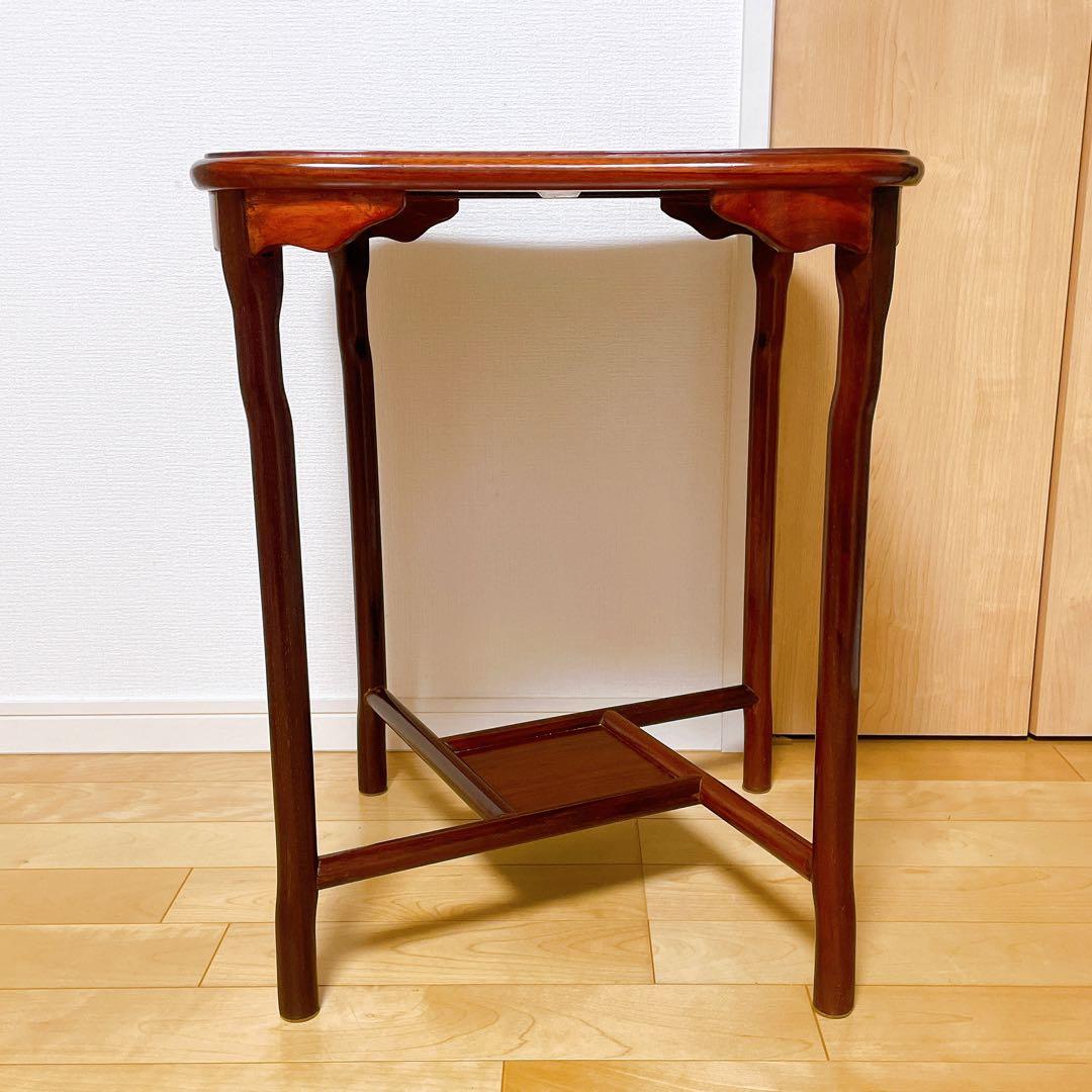 螺鈿細工 唐木家具 机 テーブル