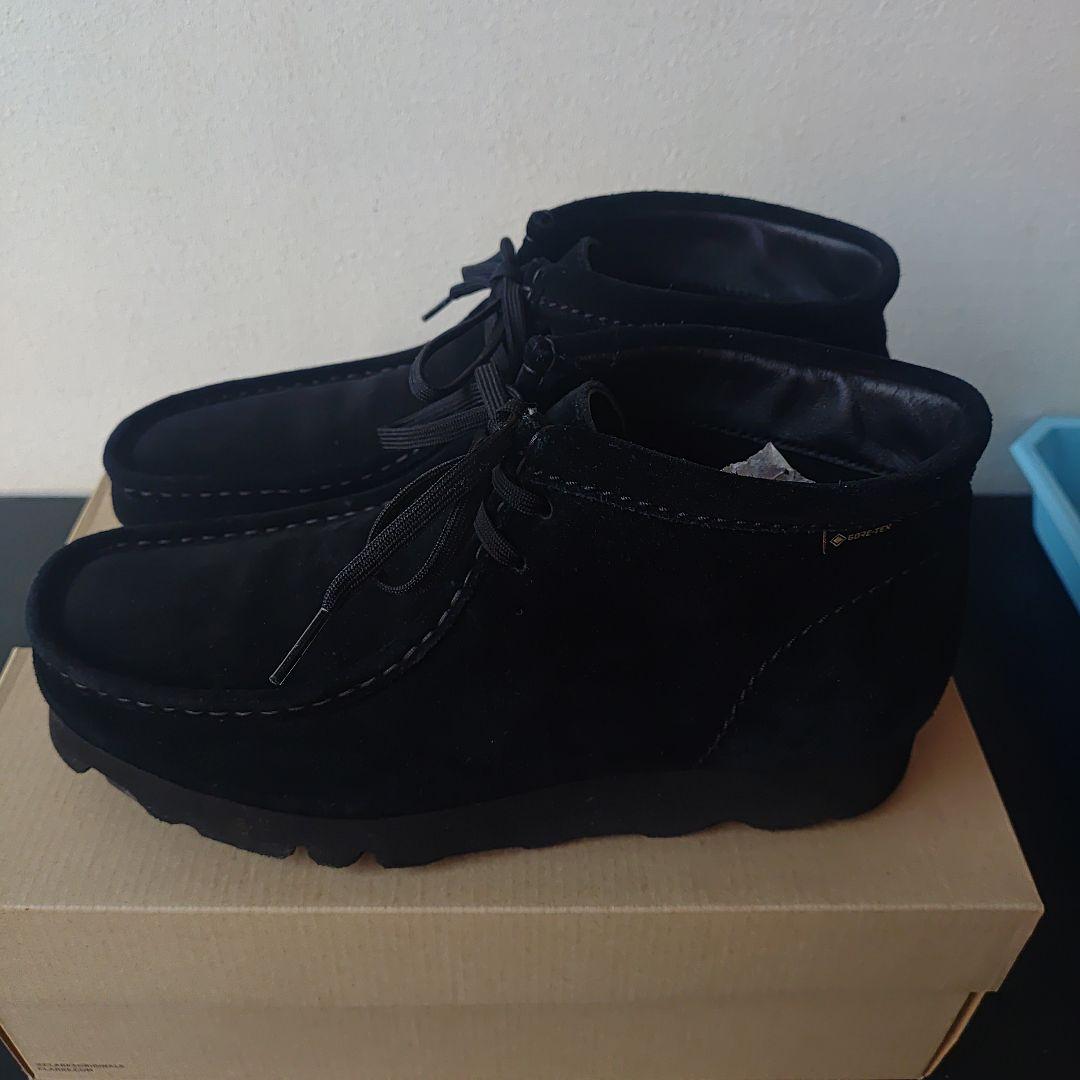 CLARKS GORE-TEX　ブラック スエード ワラビー　UK9