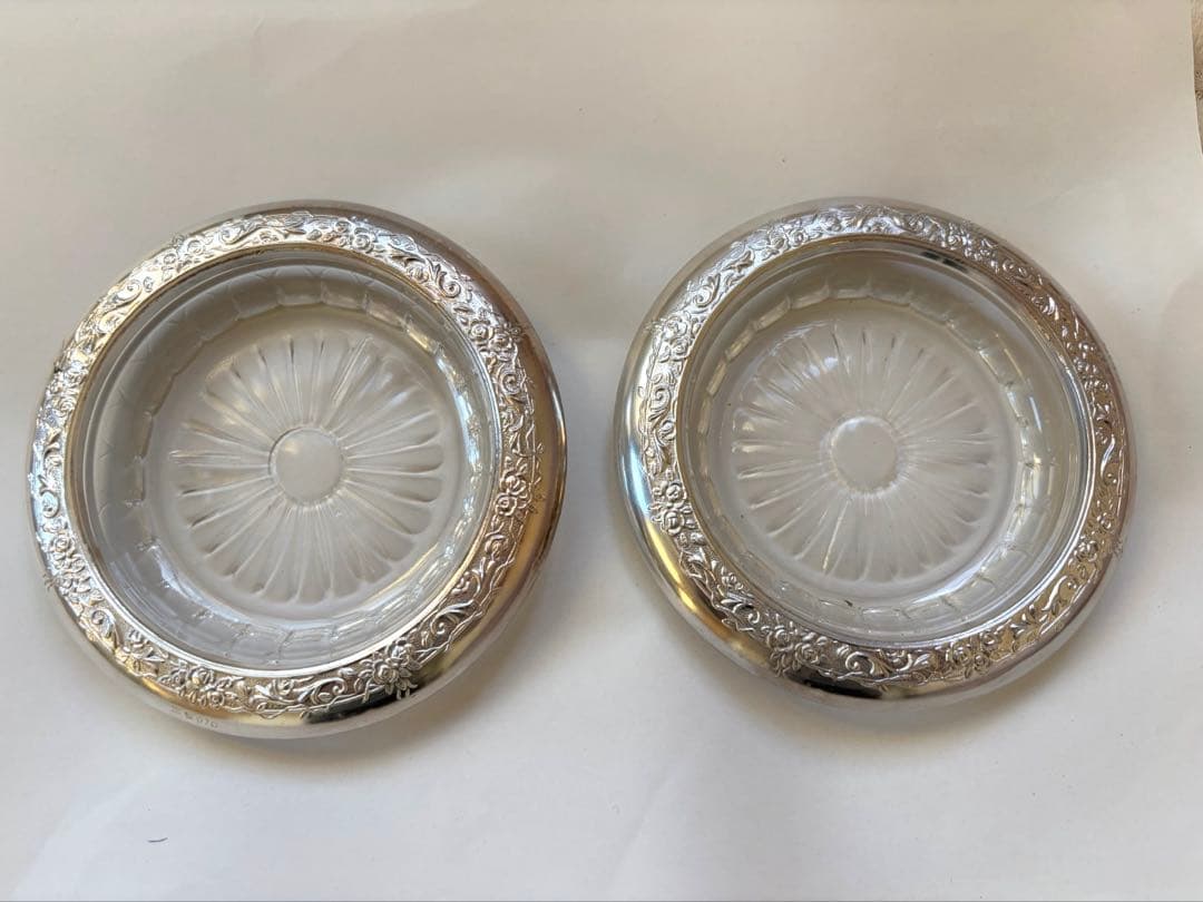 純銀製【新品未使用】♦️純銀製 タレントコースター8個組セット