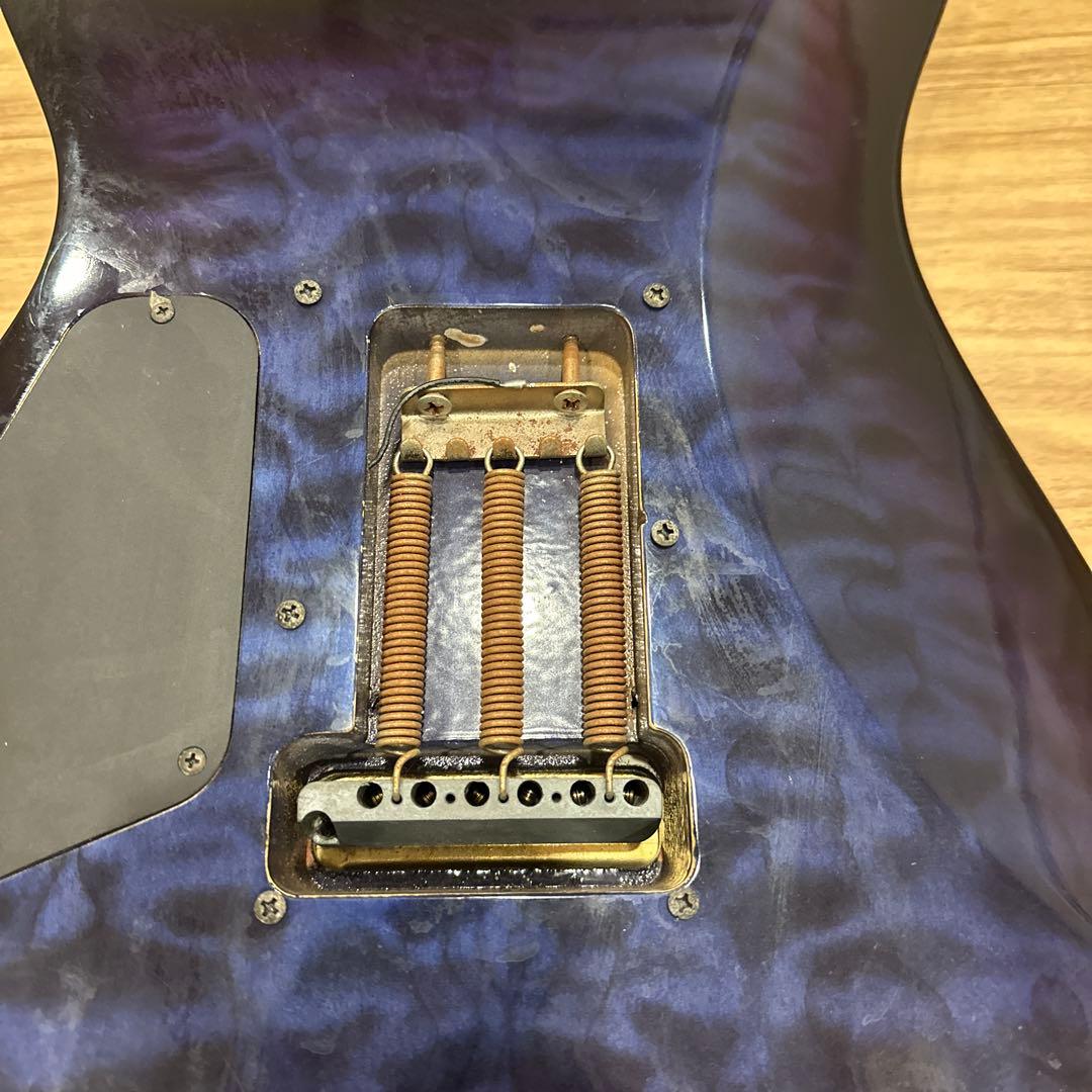 FERNANDES エレキギター 青紫色