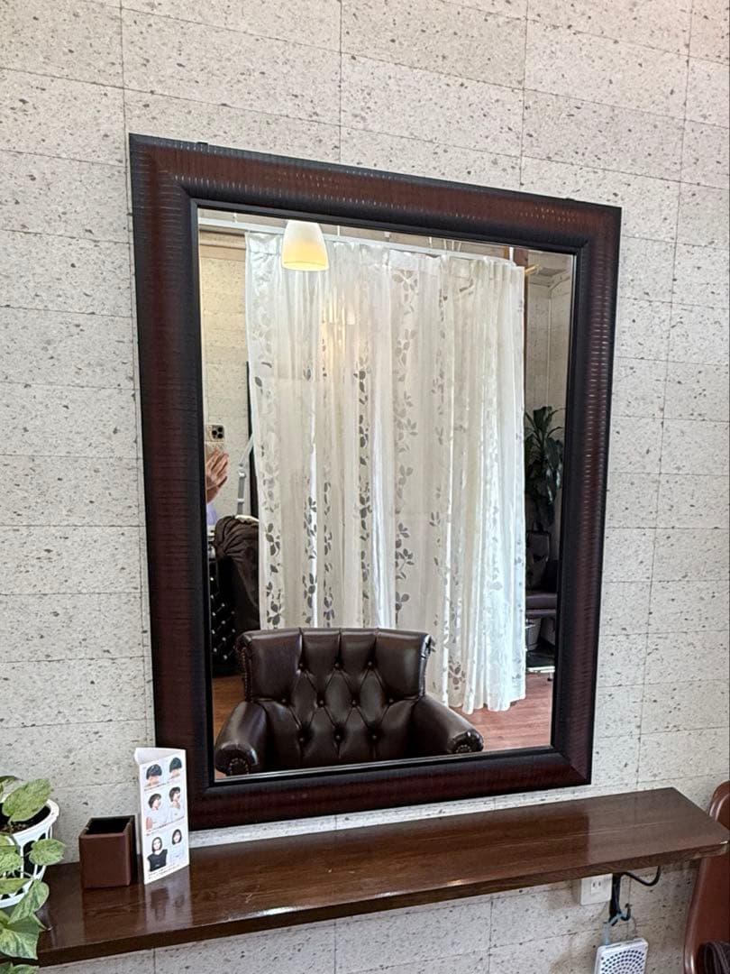 美容室用のミラー、かけて鏡