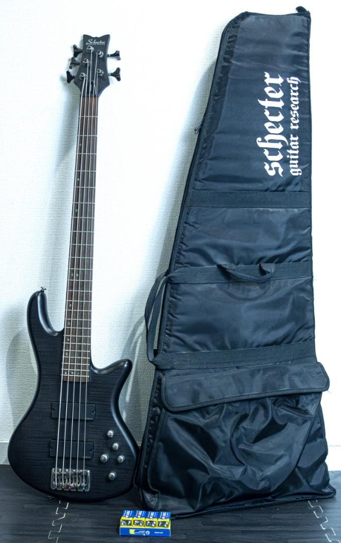 SCHECTER STILETTO STUDIO5 アクティブPU 5弦ベース