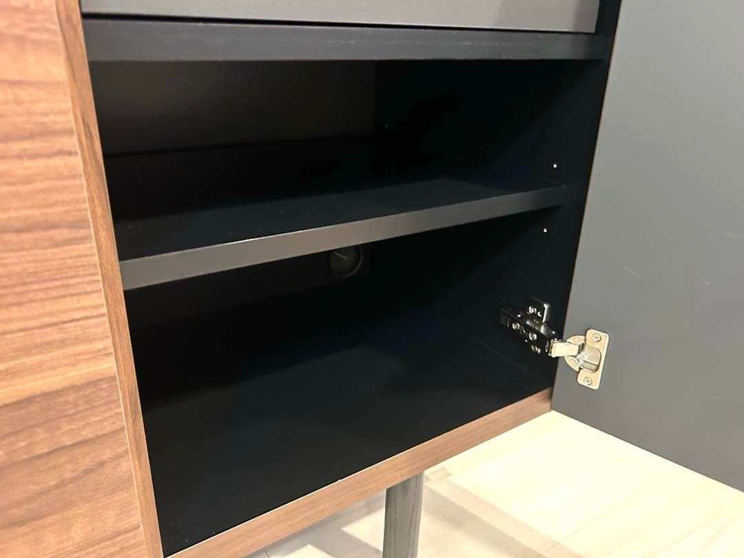 賃貸設置可能 壁掛け金具付 Pamouna テレビボード 幅160cm