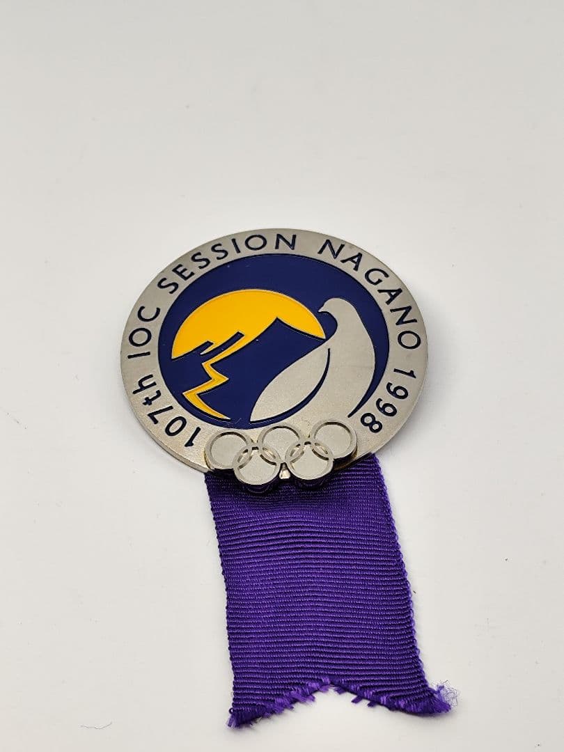 【激レア】107th IOC SESSION NAGANO 1998 バッジ