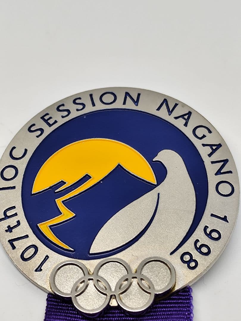 【激レア】107th IOC SESSION NAGANO 1998 バッジ