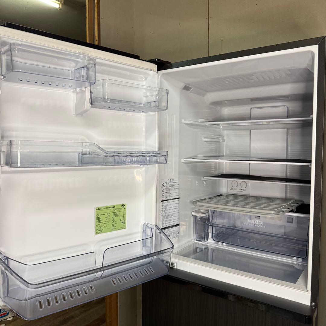【893】【美品】AQUA 冷蔵庫AQR-V37PL(K) 368L 2024年