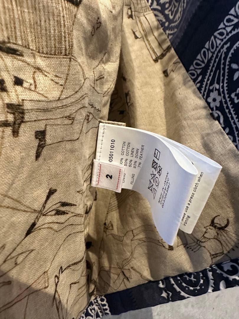 小物 visvimICT WALLIS DOWN shirt s/s(NAVY) 2