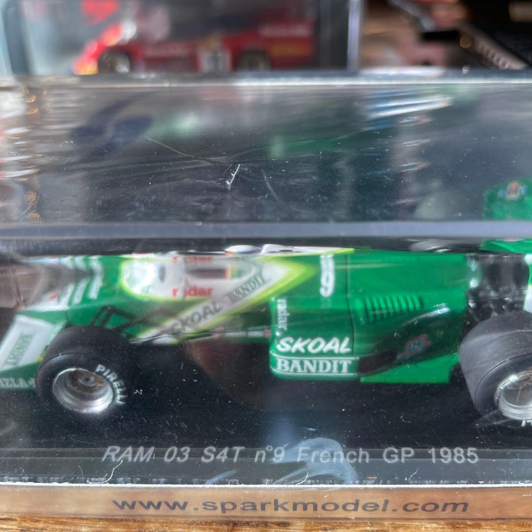 絶版　1/43 スパーク　RAM フランスGP M.ウィンケルホック　1985