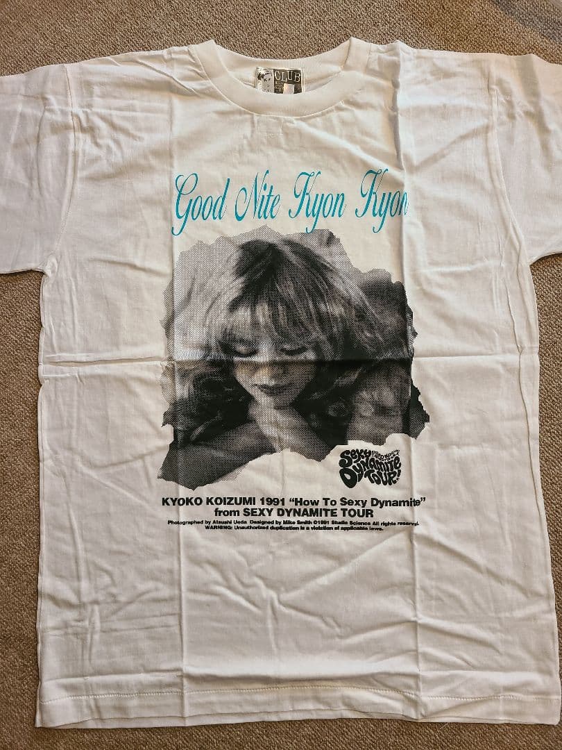 小泉今日子　ツアーTシャツ