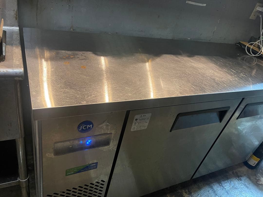 JCM業務用冷蔵庫　JCMR-1560T-IN コールドテーブル