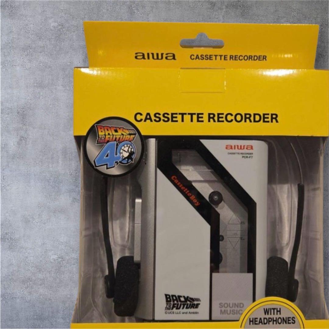 【新品未開封】バックトゥザフューチャー ポータブルカセットプレーヤー ドンキ