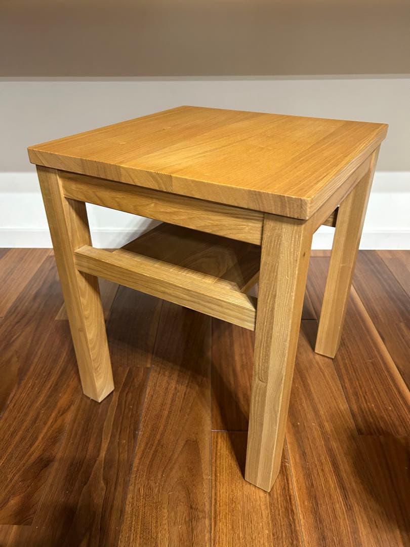 無印良品　サイドテーブル　ベンチ